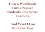 design a professional course workbook or coaching worksheet PDF